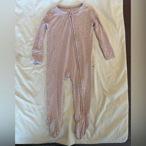 NWOT PARZ by Posh Peanut: Pastel Orchid Polka Dot Footie Zippered One Piece